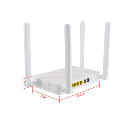 ZTEの責任と互換性がある4GE+1POTS+Wifiデュアル バンドのWifi GPON ONUのルーター