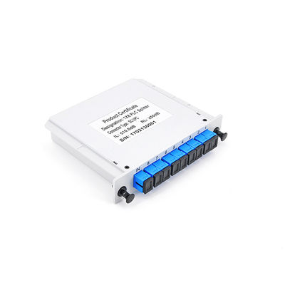 カセット カードGpon 1x8の光学ディバイダーUPCのコネクター低いPDL