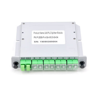 ABS 2x8マルチモード・ファイバの視覚のディバイダーPlc LGX箱カセット カード挿入